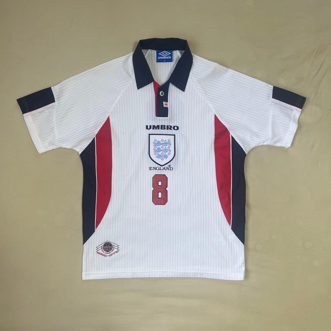 1997-99 イングランド代表 ホームユニフォーム #8 正規品
