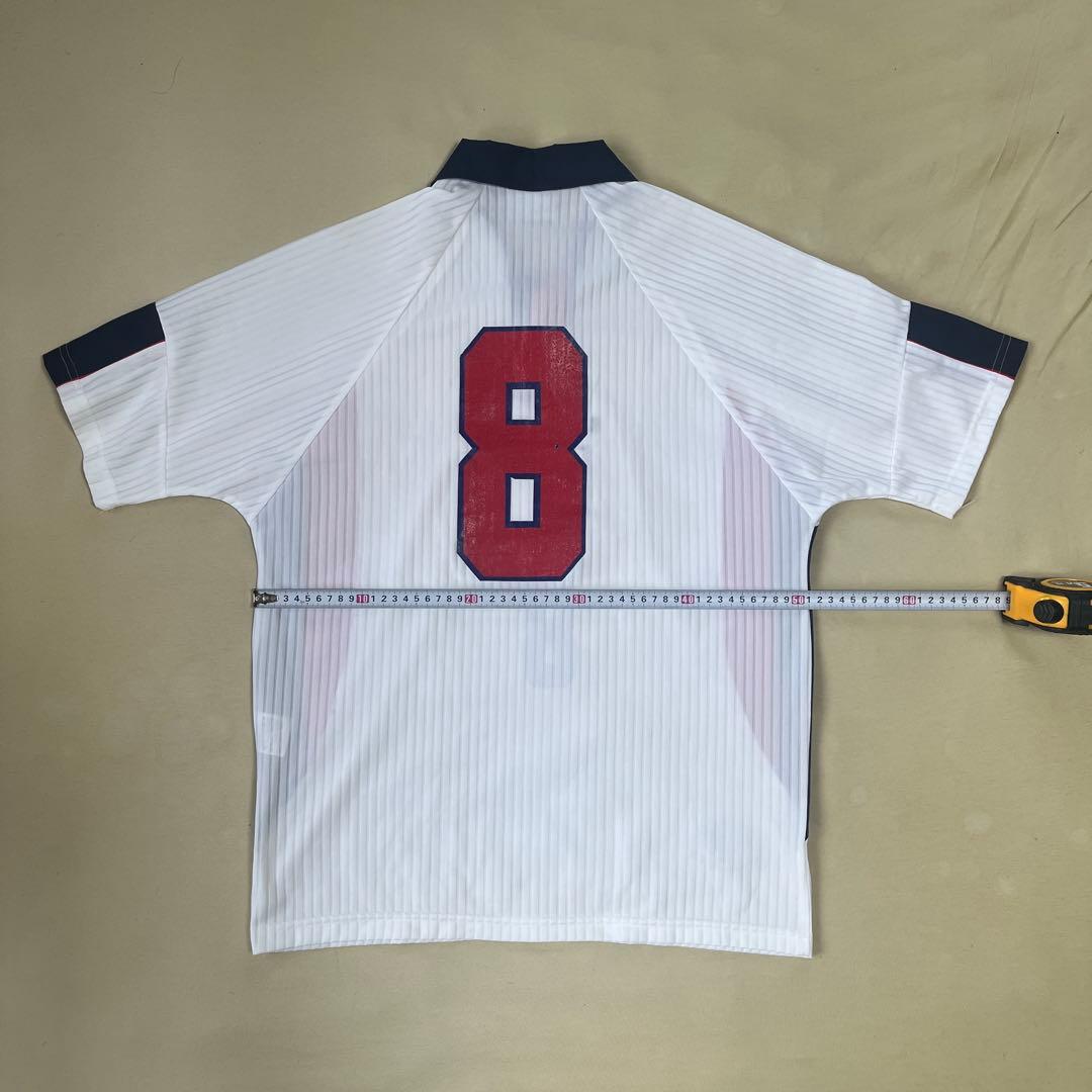 1997-99 イングランド代表 ホームユニフォーム #8 正規品