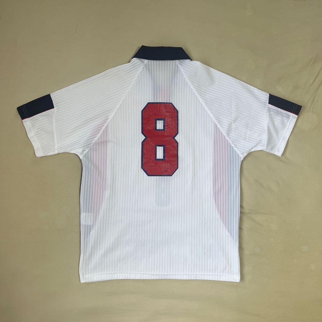 1997-99 イングランド代表 ホームユニフォーム #8 正規品