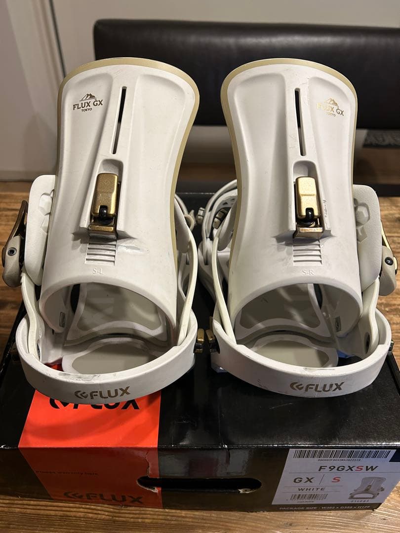 FLUX GX スノーボードビンディング S ホワイト