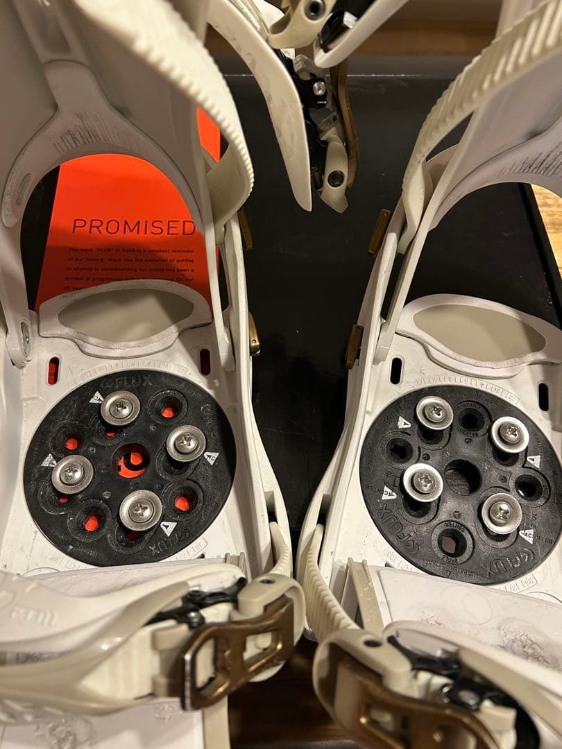 FLUX GX スノーボードビンディング S ホワイト