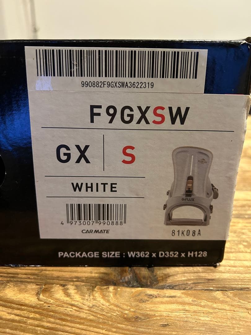 FLUX GX スノーボードビンディング S ホワイト