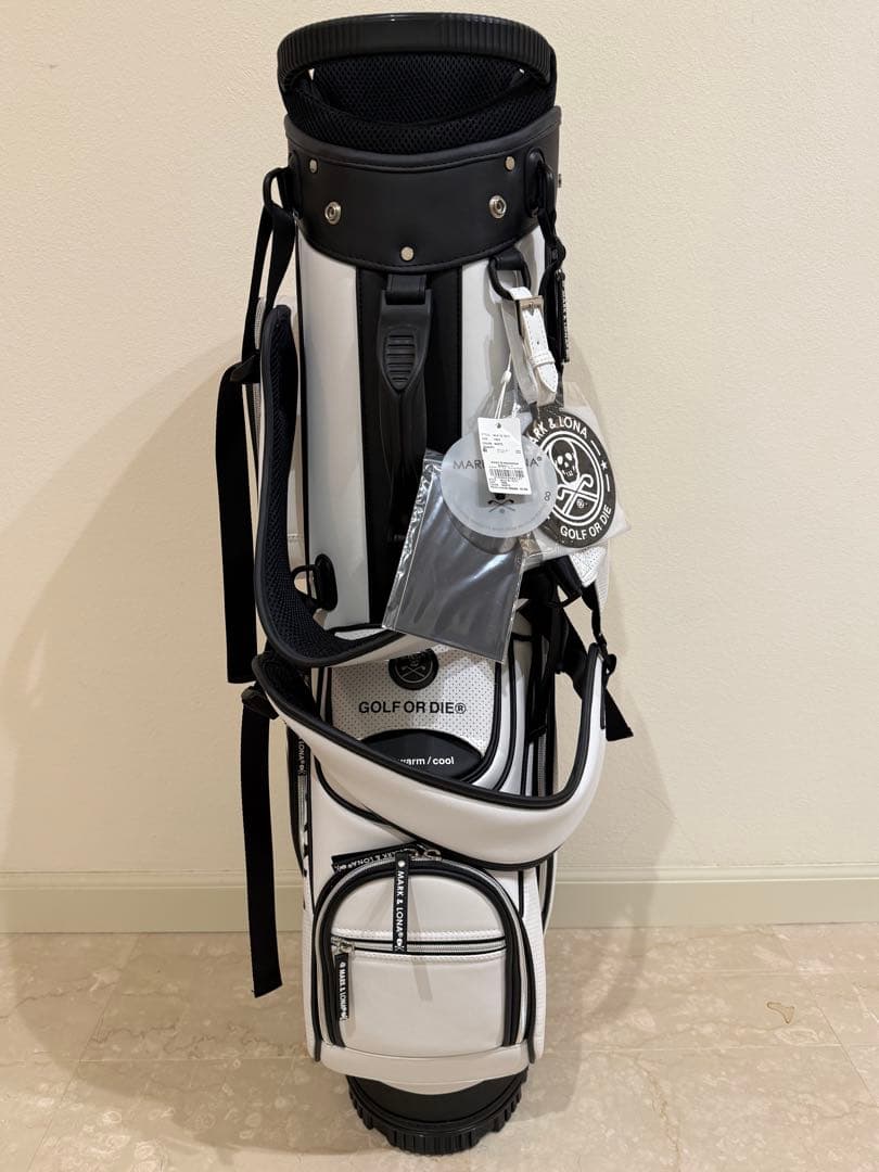 マーク&ロナ スタンド型キャディバック　 ホワイト 正規品　新品未使用　タグ付