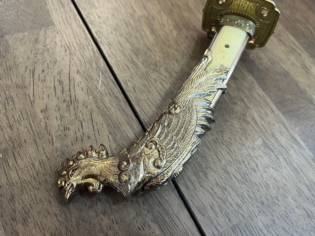 【アンティーク】鳥頸太刀拵 衛府太刀拵 細太刀拵 模造刀 太刀 日本刀 レトロ