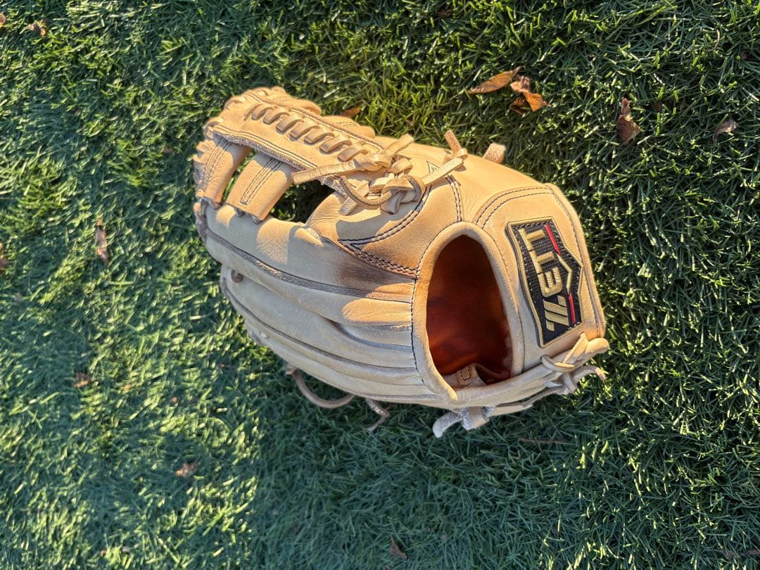 硬式用レザーグローブ ベージュ 内野 ZETT プロステ