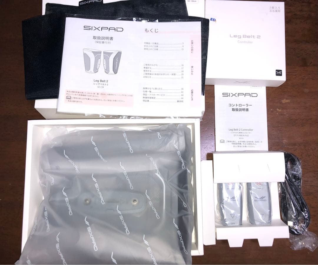 SIXPAD Leg Beat 2 レッグベルト2 コントローラー2個付き