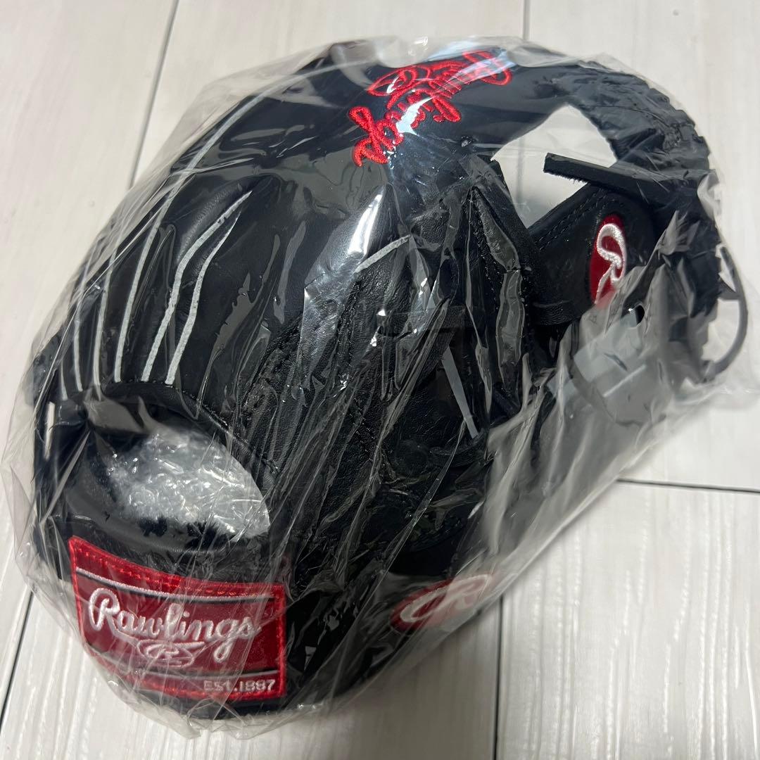 【未使用品】一般軟式・グローブ ローリングス 内野用・大人用 ブラック