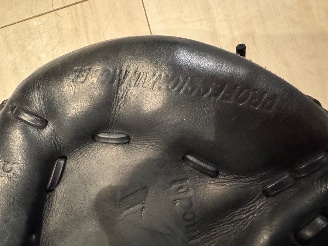 ハタケヤマ 少年軟式用キャッチャーミット TH-JR8BS 手入れ口