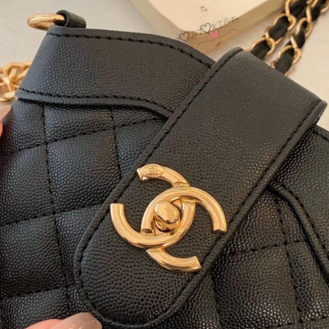 訳あり❤CHANEL❤非売品 ブラック キルティング ショルダーバッグ
