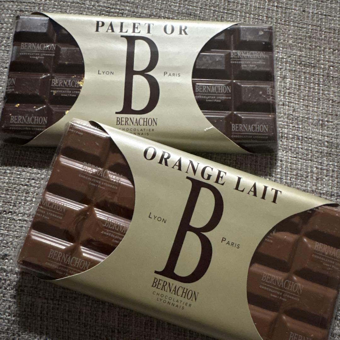 BERNACHON PALET OR ORANGE LAIT 150g セット