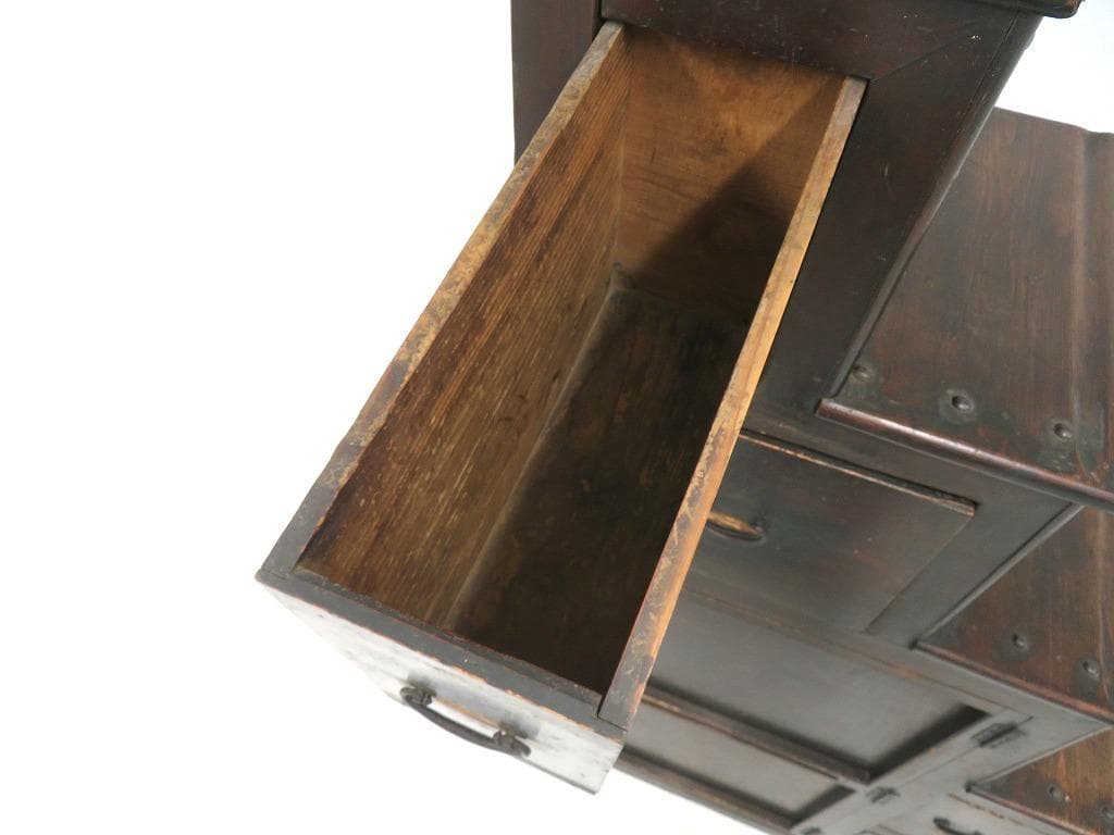 階段箪笥　階段タンス　和モダン　時代箪笥　時代タンス　店舗什器　京　町屋