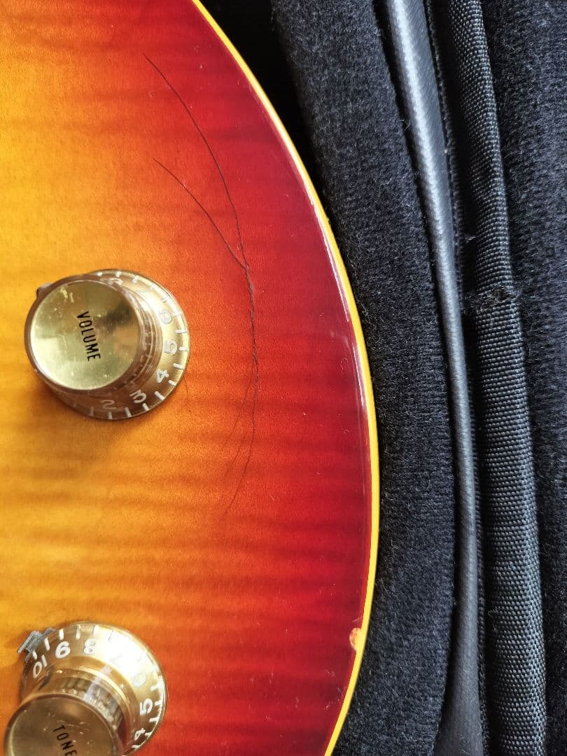 Greco☆’77年製レスポール トラ杢 ほぼオリジナル Tokaiギグバッグ付