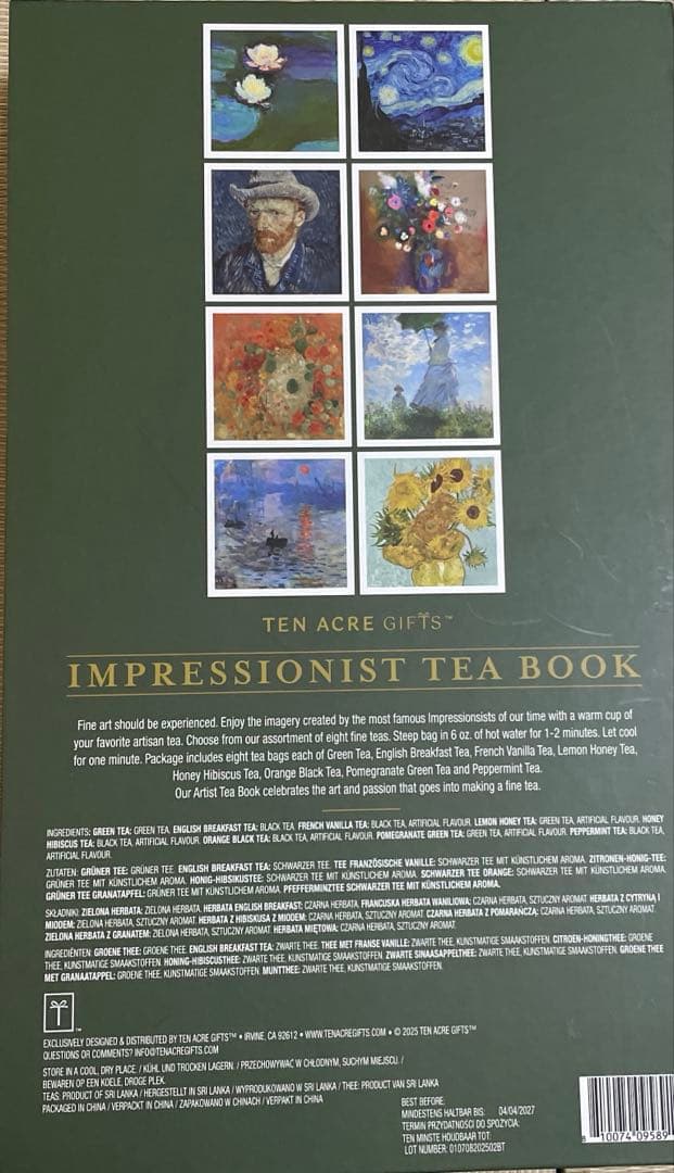 IMPRESSIONIST TEA BOOK 64ティーバッグ