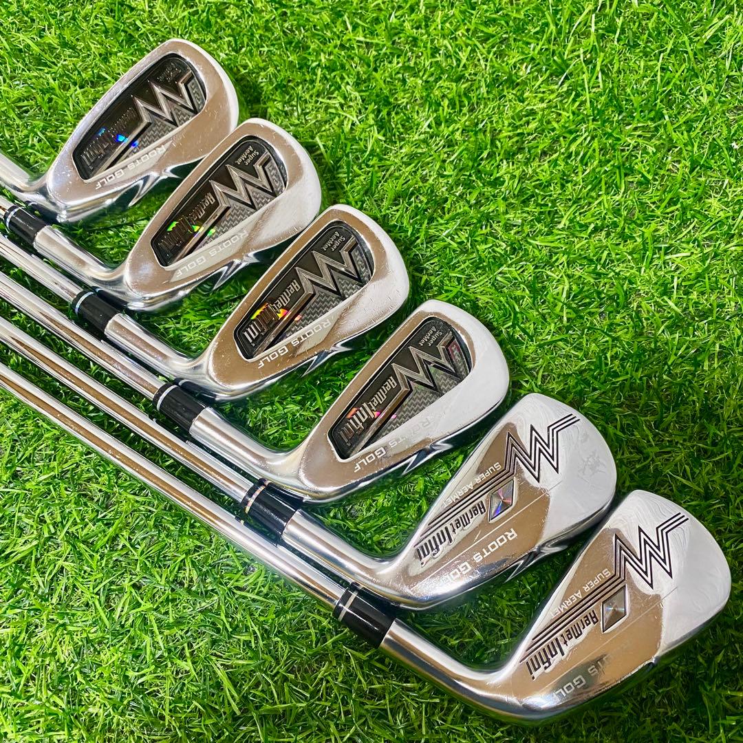 ルーツゴルフ アーメットインフィニ アイアン 6本 右 S ゴルフクラブ メンズ