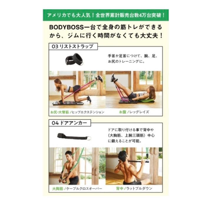 ※値下げ 破格 BODY BOSS -自宅で気軽に本格トレーニング-