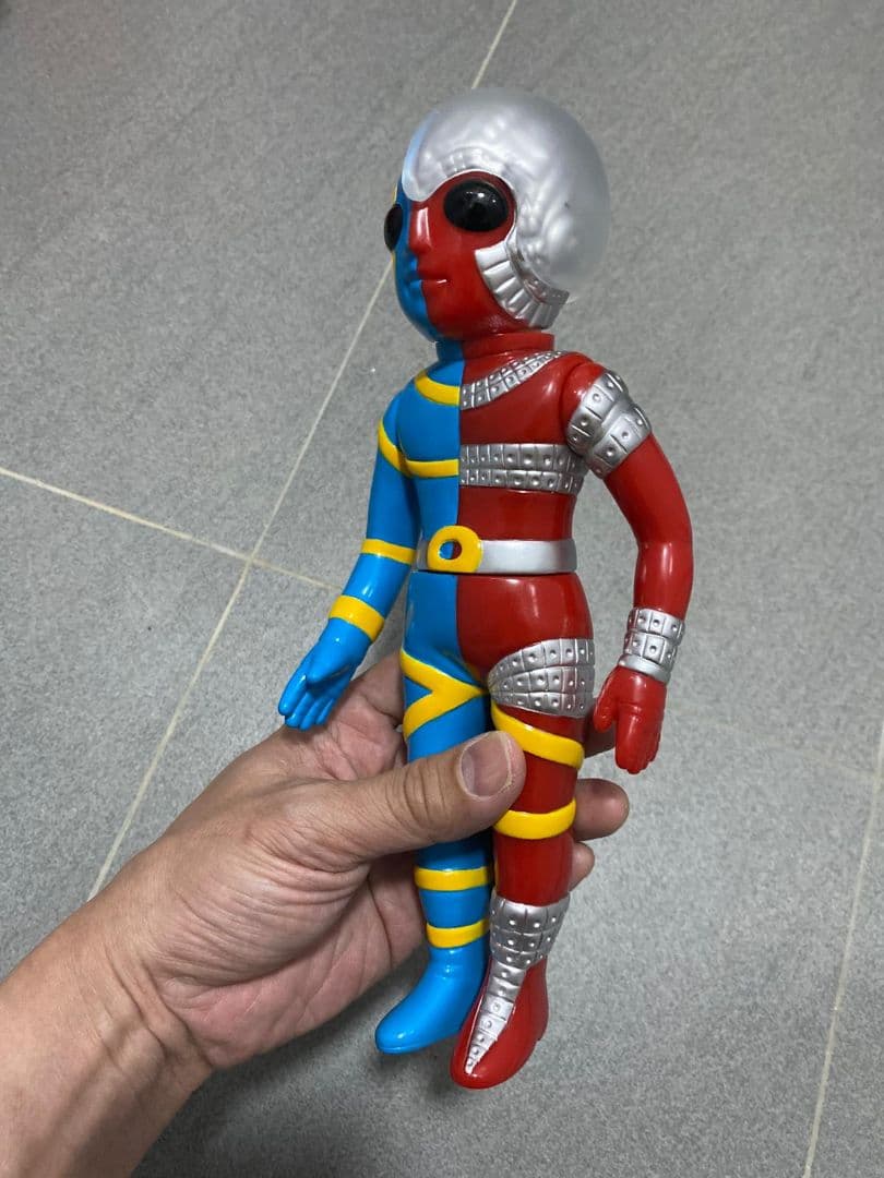 人造人間キカイダー ソフビ 黒色の目 25cm