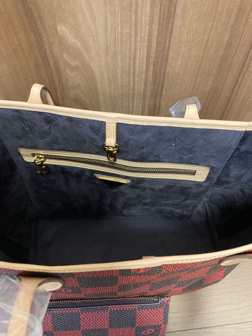 CPGゴルフ　新品　チェック柄ゴルフバッグ・ポーチ付き