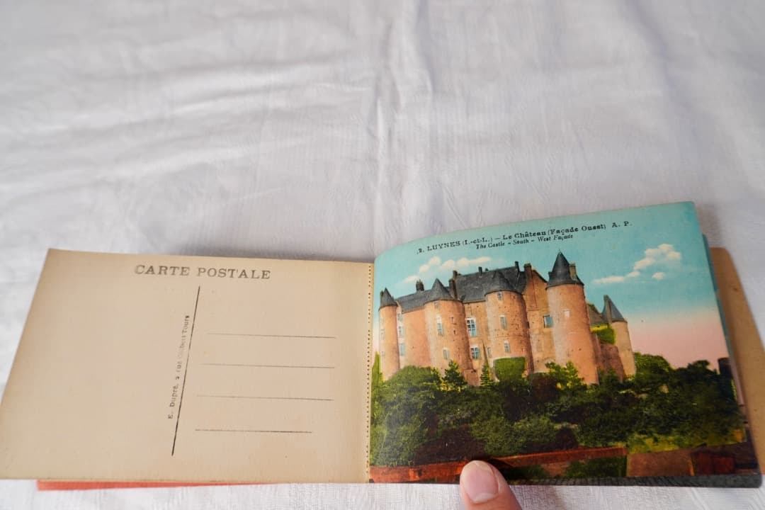 フランス アンティーク 絵葉書 1冊 17枚入り