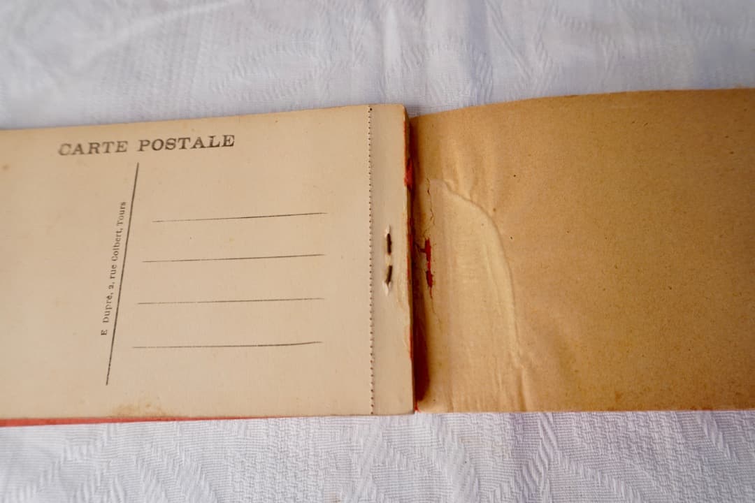 フランス アンティーク 絵葉書 1冊 17枚入り