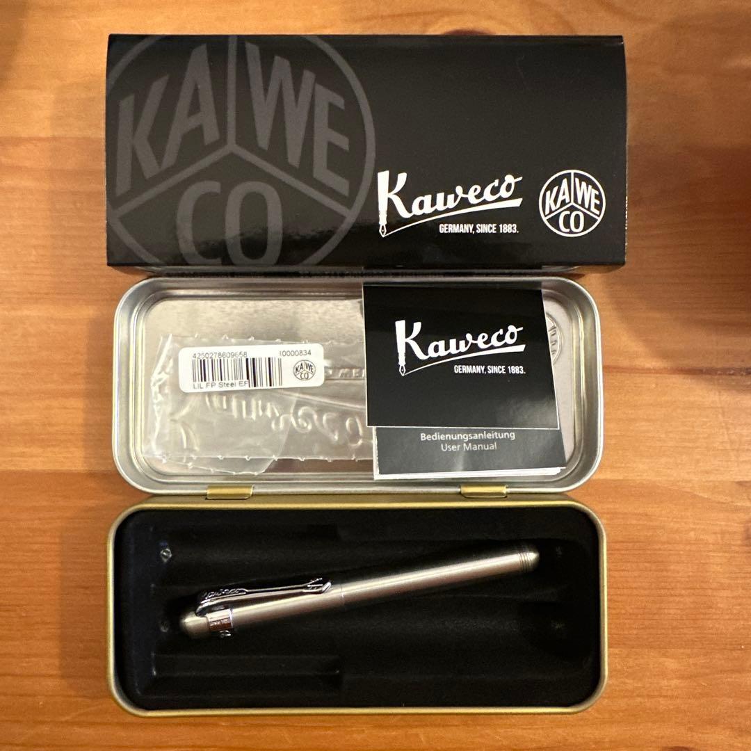 Kaweco ステンレススチール 万年筆 EF