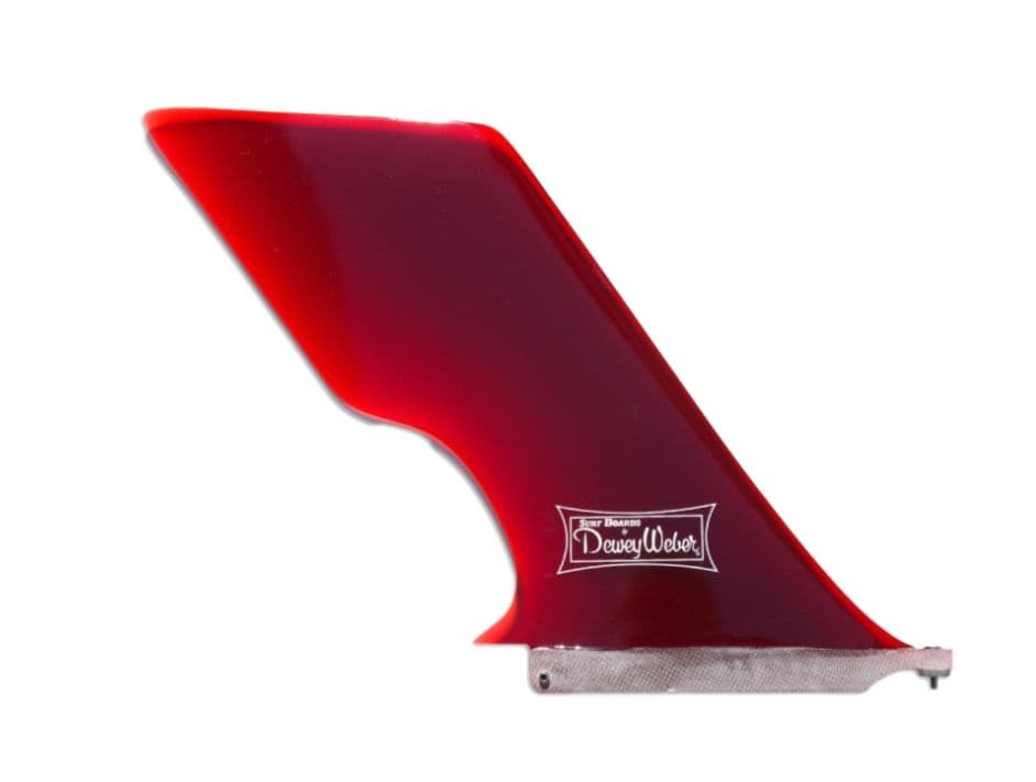 デューイウェーバー　ハチェットフィン　ロングボード　13インチ　赤　レッド　②