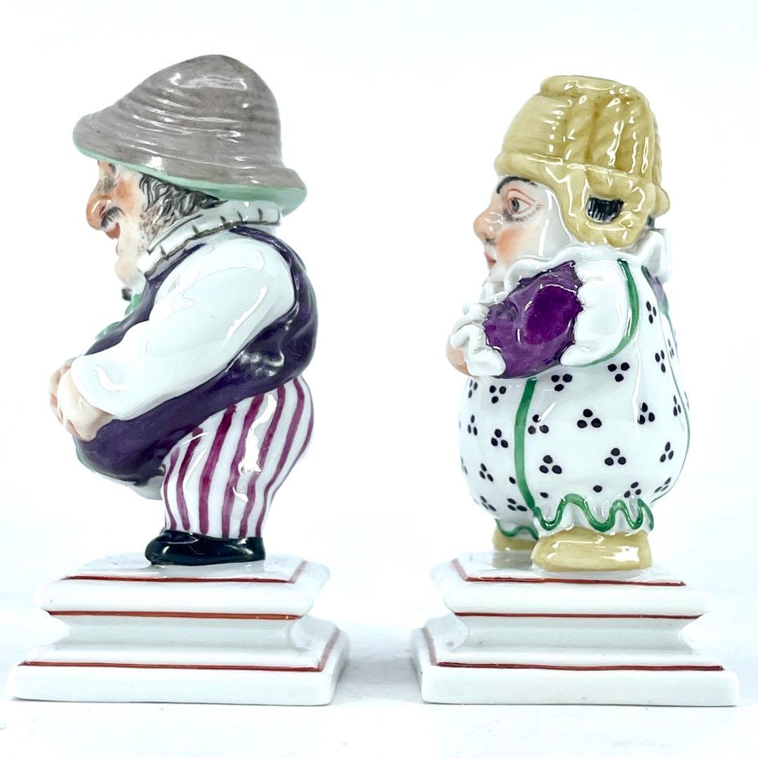 ヴィンテージ　王冠＋N＋Ginori リチャードジノリ　フィギュリン