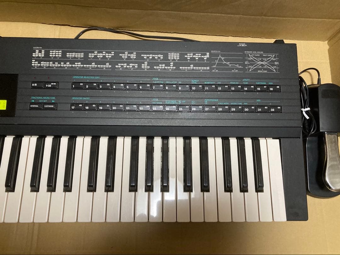 YAMAHA DX7Ⅱ-FD シンセサイザー キーボード ヤマハ 0711