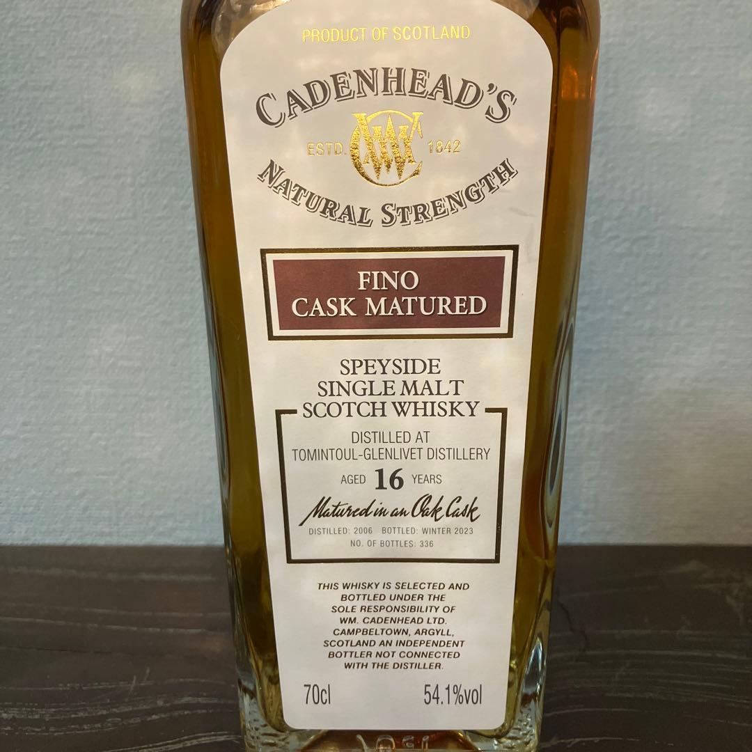 Cadenhead's TOMINTOUL 16年 フィノカスク 700ml