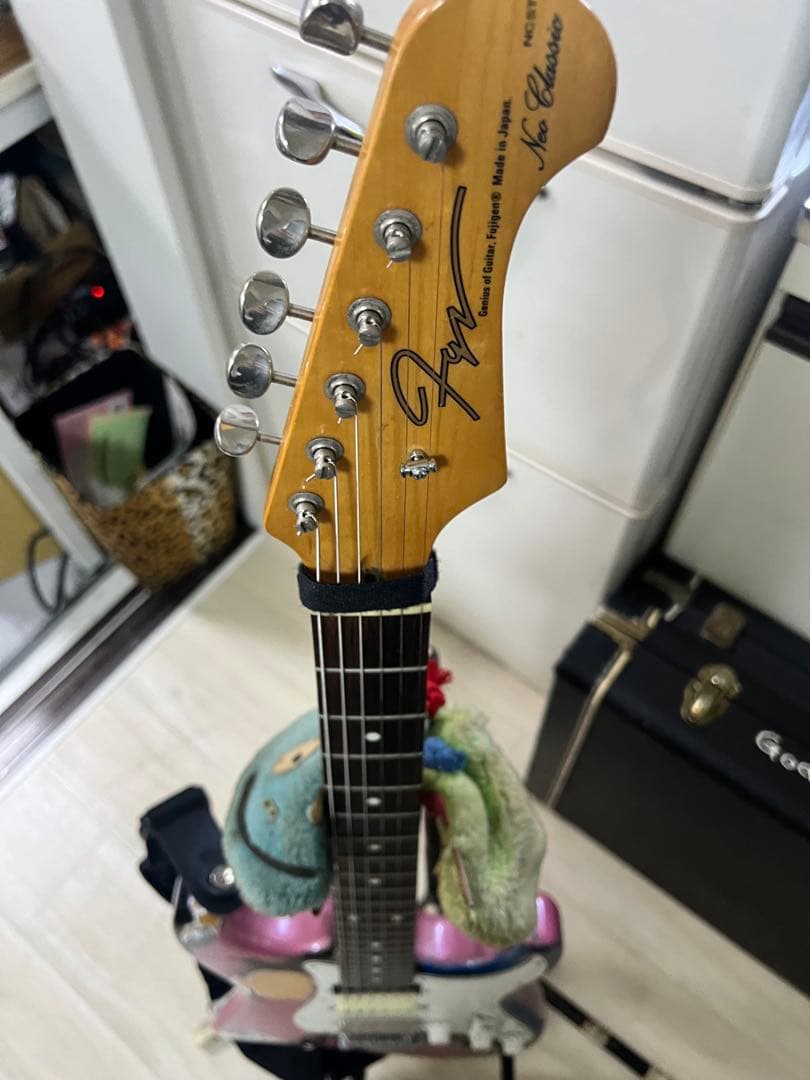 フジゲン　suhrピックアップ レリック加工、 エレキギター