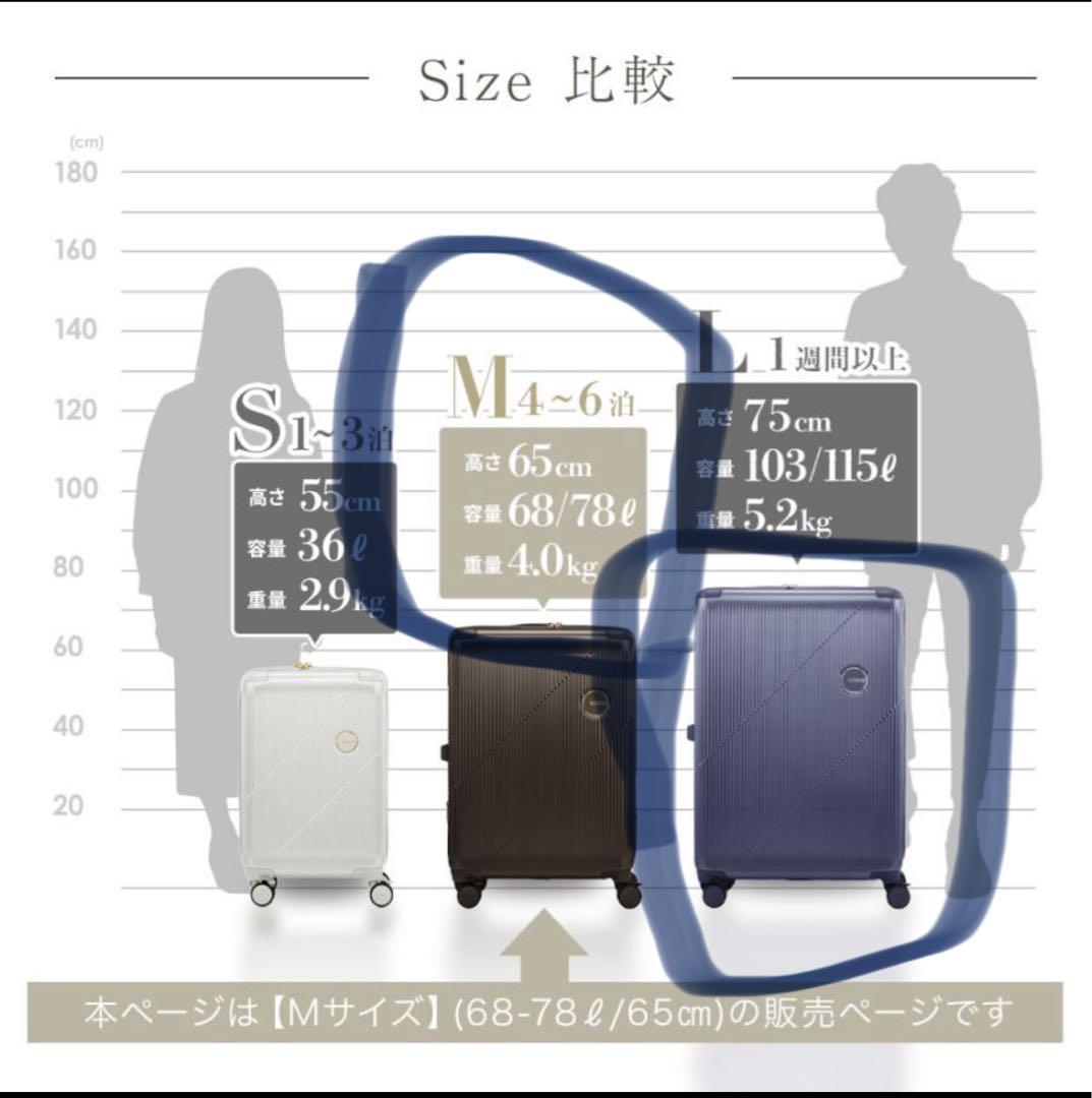 新品未使用American Tourister CURVUS スーツケース