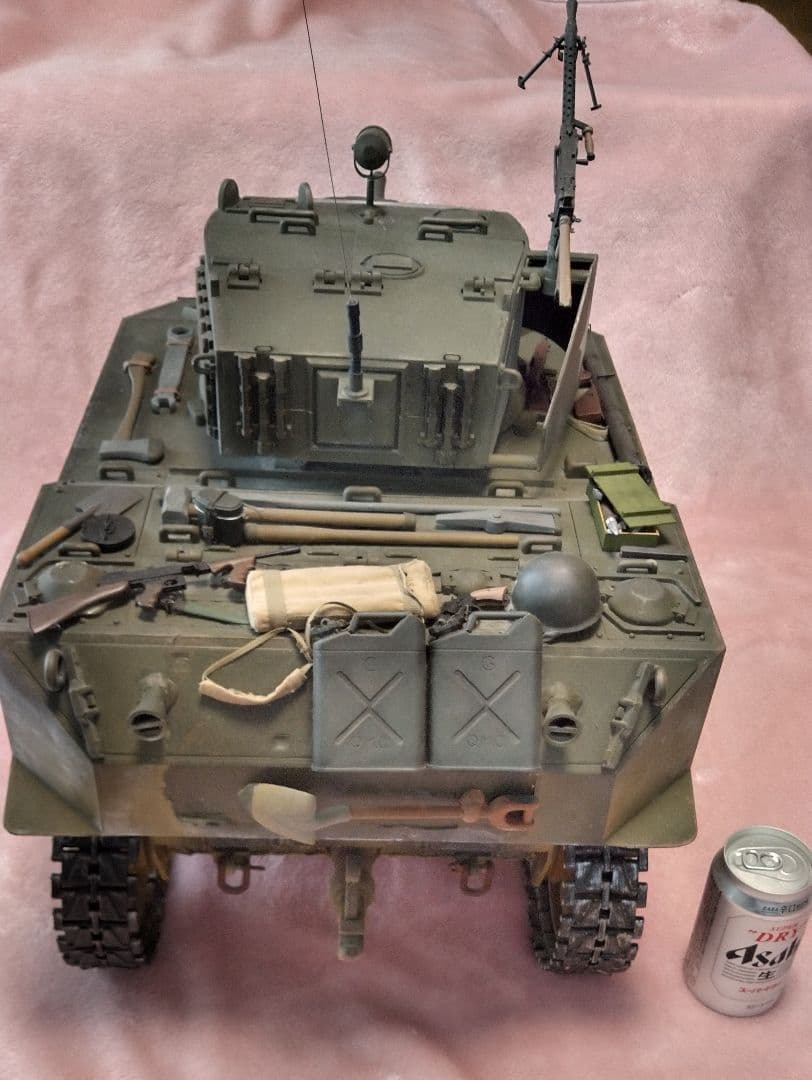 1/6ラジコン戦車　WWⅡ　M5A1　4チャンネルプロポ付
