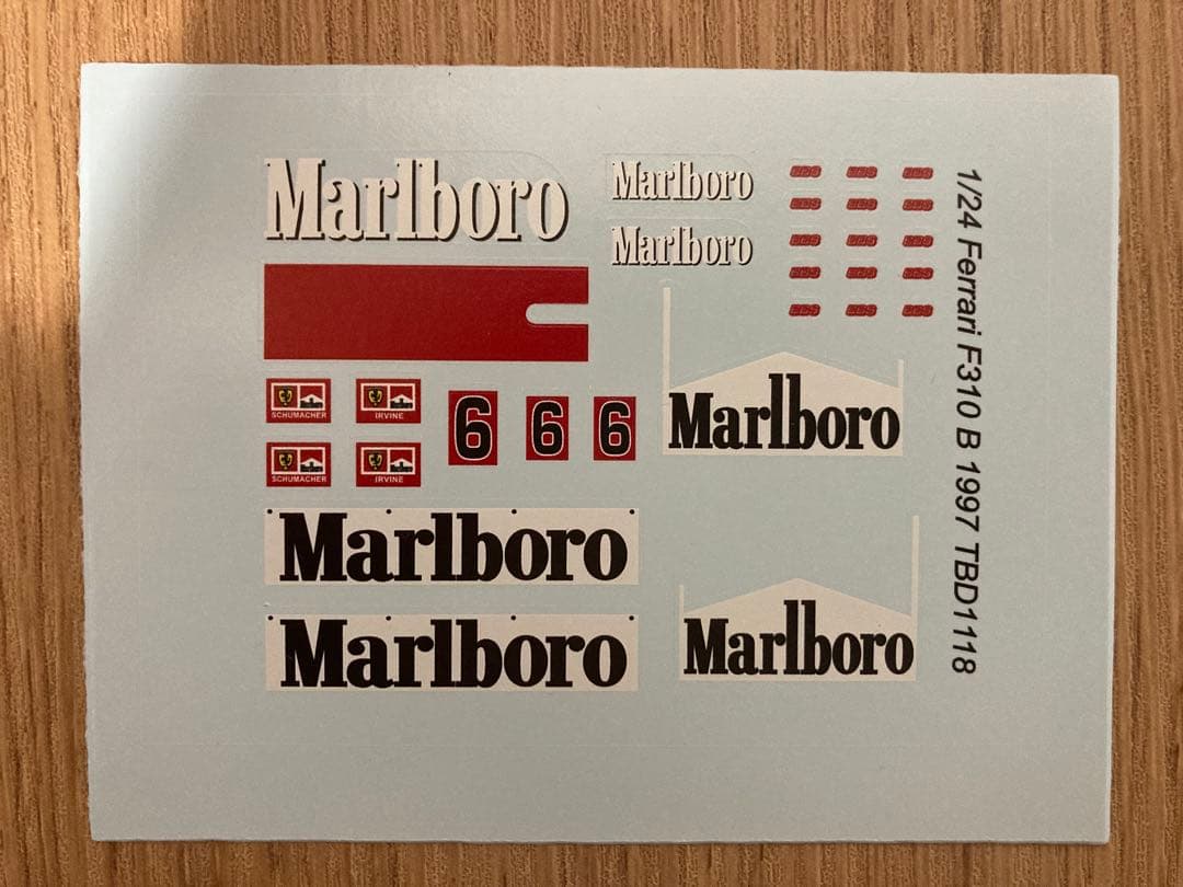 デカール付属　日本未発売　フェラーリF310B ビッグスケールF1コレクション