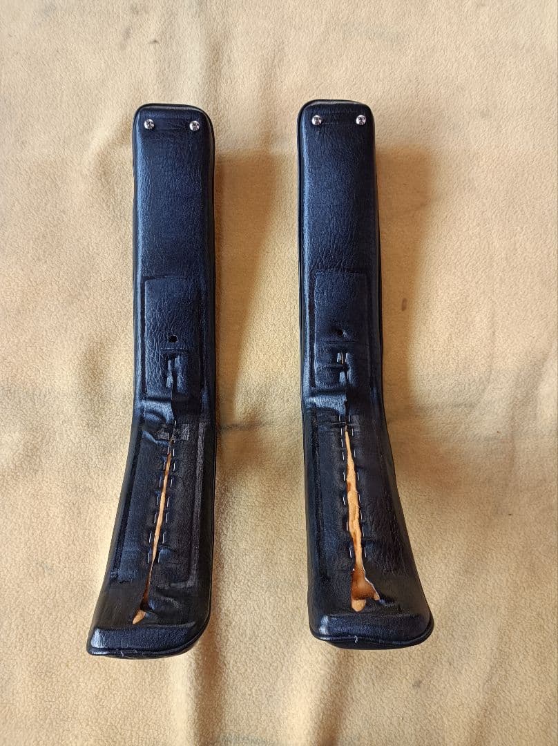 理容機器　新明和ウィズ椅子　レザー部分一式