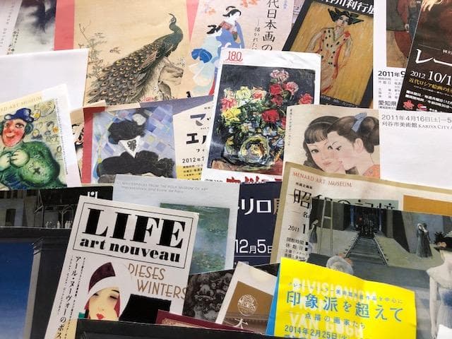 美術館 展示会チラシ 大量まとめ売り 昭和の記憶 印象派他 d688y75