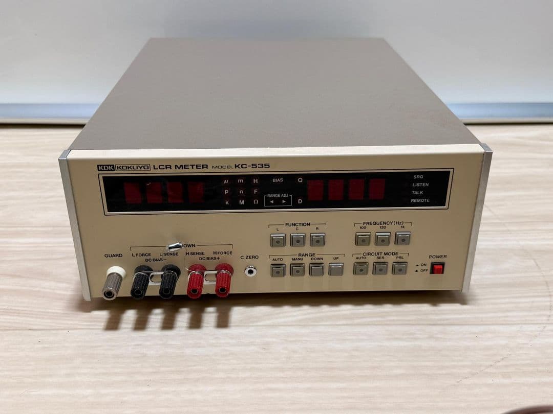 KDK KOKUYO LCR METER KC-535 動作確認済み