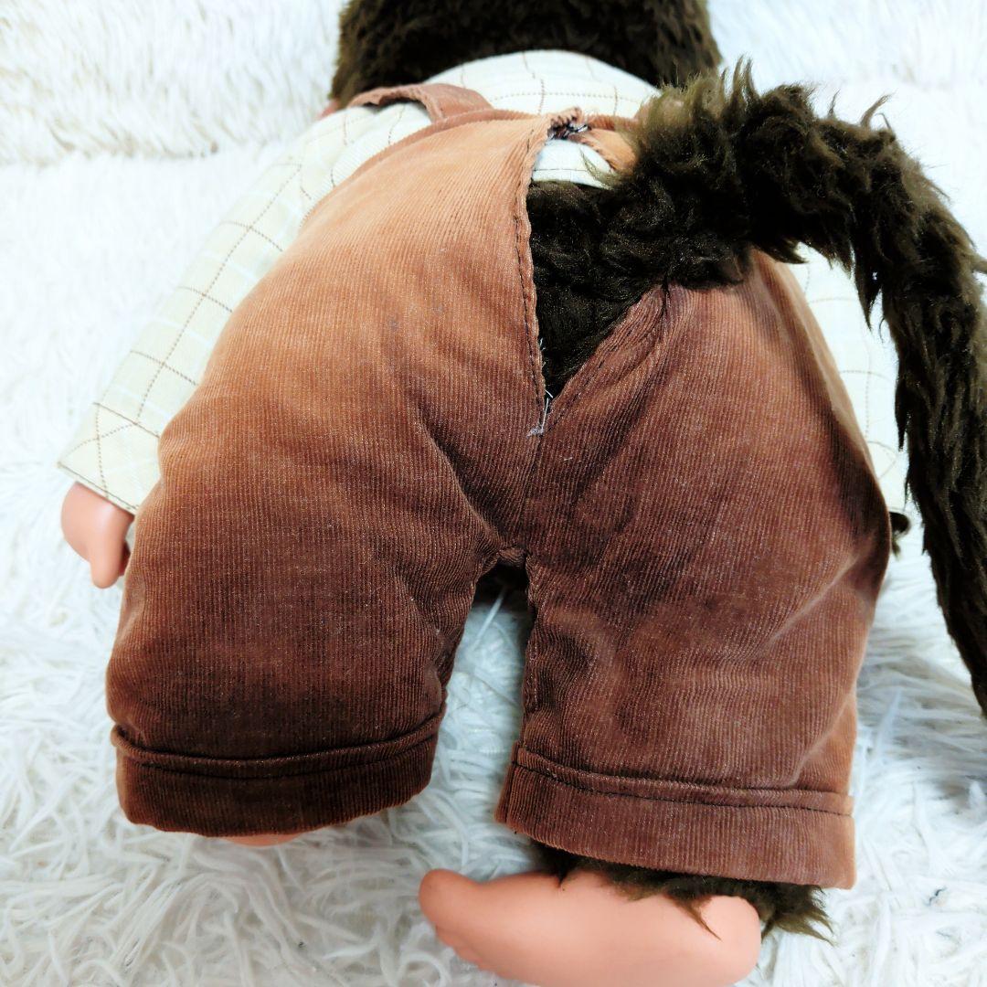 【希少】大きな　モンチッチ　ブルーアイ　セキグチ製　1974年　昭和レトロ