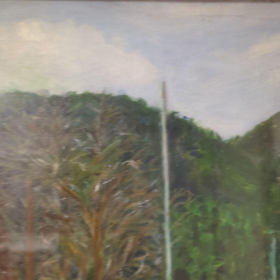 王子図書館 油彩画