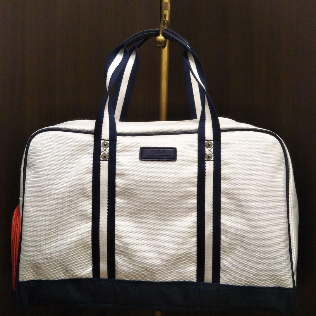 【新品】ポロラルフローレン RLB013 ボストンバッグ ホワイト