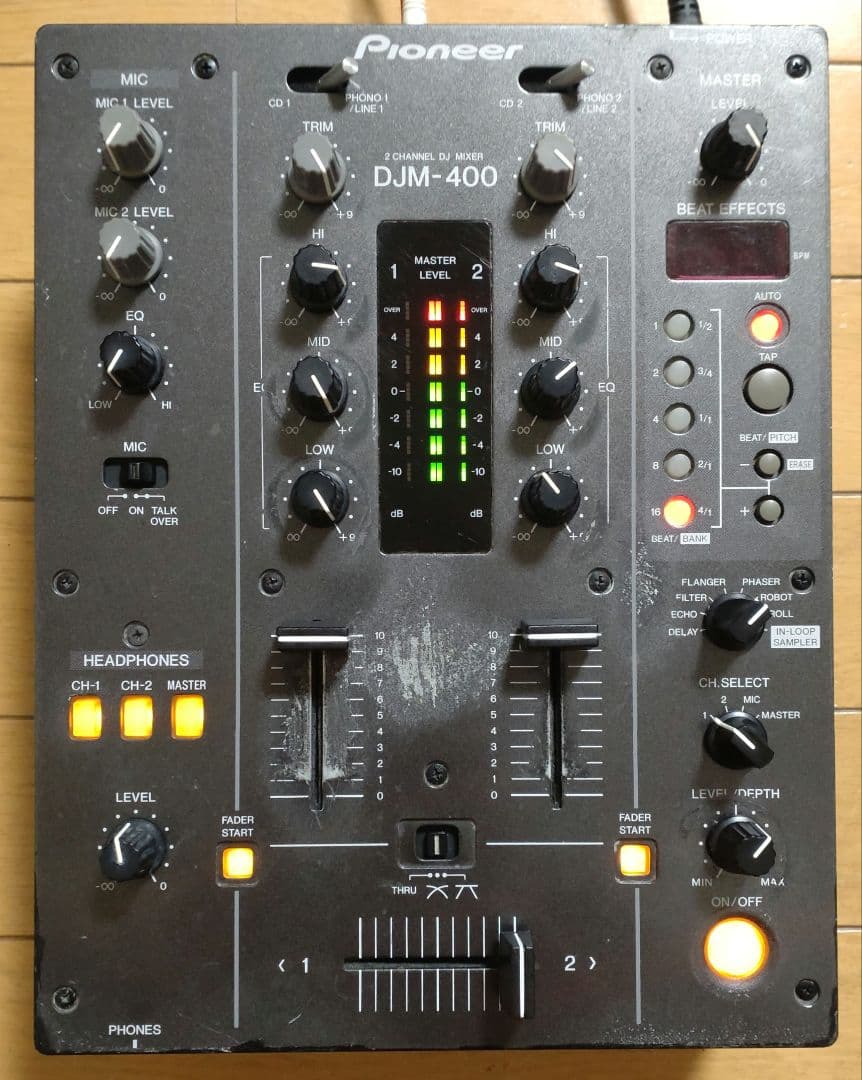 Pioneer　DJM-400　動作確認済み　クロスCHフェーダー 交換