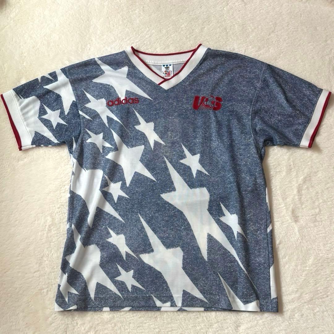 激レア希少　USA製 adidas 94年　W杯　アメリカ代表 背番号　星柄