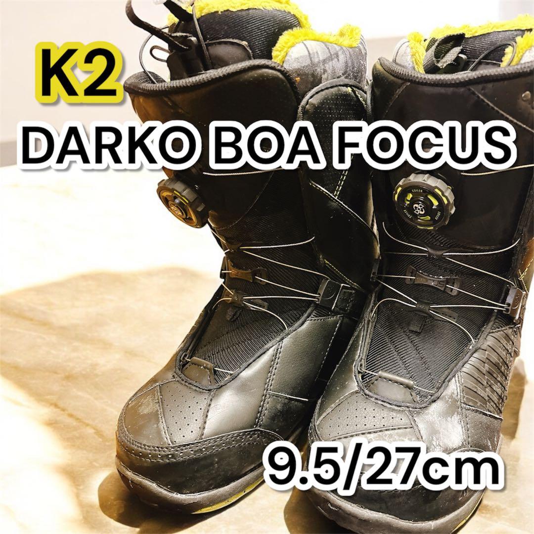 K2 スノーボード ブーツ DARKO BOA FOCUS 27cm ブラック