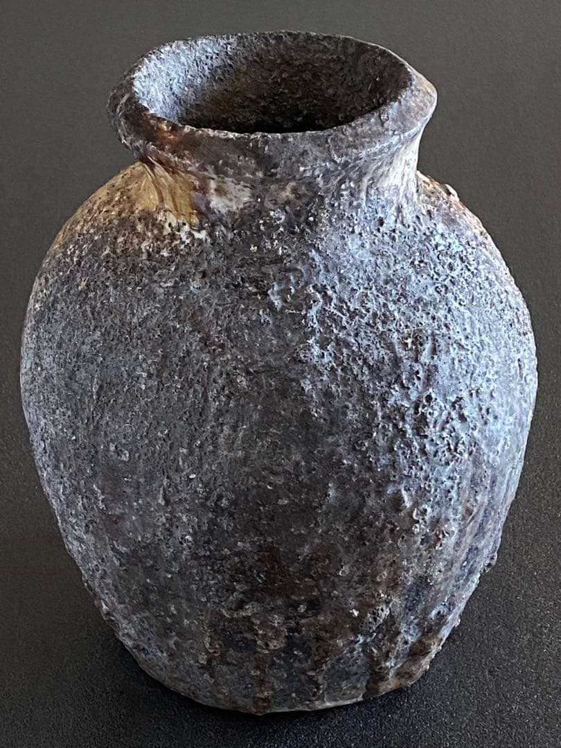 伊賀焼 Iga ware 壺 蹲 うずくまる Jar 谷本光生 R01