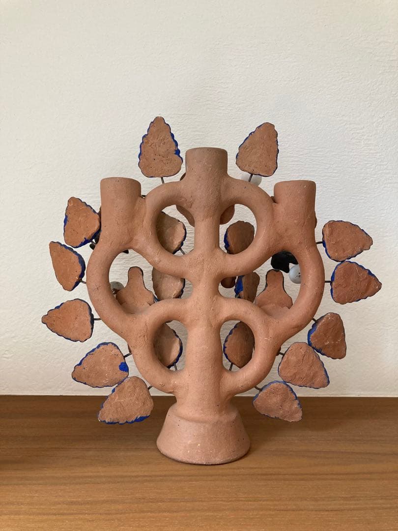 メキシコ 生命の樹 メテペック ツリーオブライフ（ナチュラル&カラー）29cm