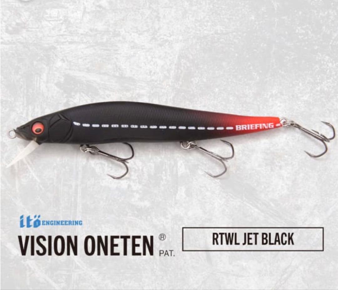 ルアー・フライ Megabass VISION ONETEN RHRL JET BLACK