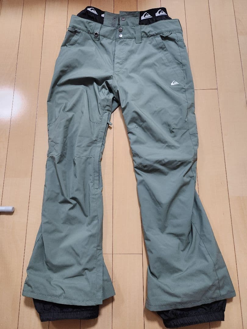 Quiksilver オリーブグリーンスノーパンツ M