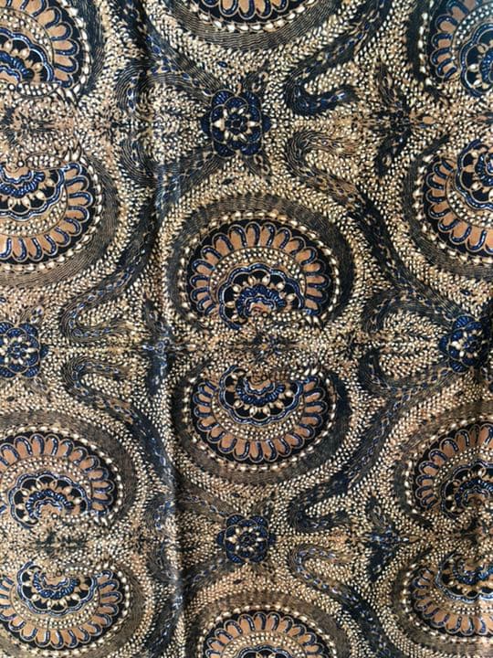 お値下げします！　藍染め　オールドバティック　チャップ(8246)