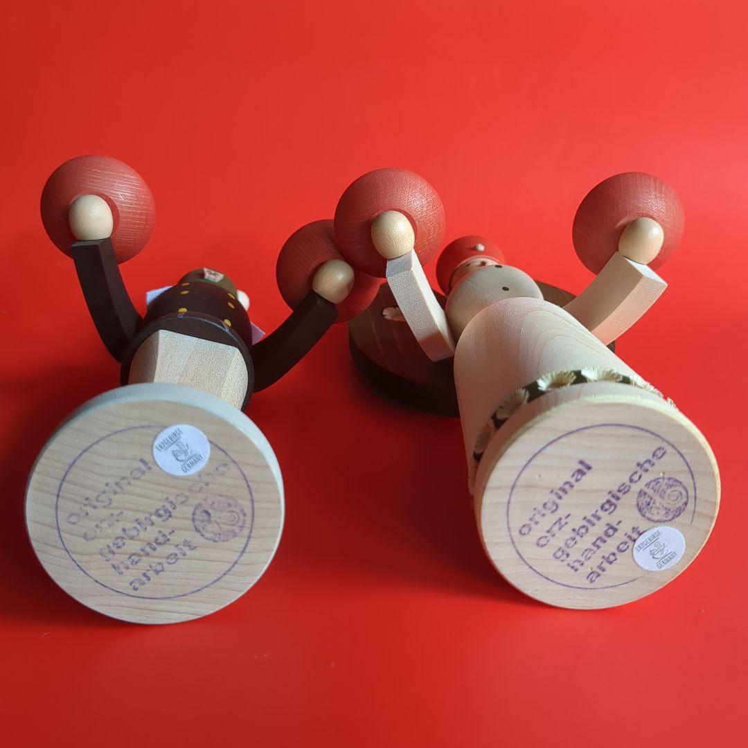 Wolfgang Braun 天使と鉱夫 （小）ナチュラル キャンドルスタンド