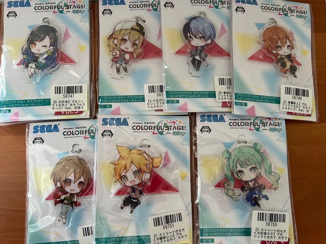 プロジェクトセカイ　アクリルキーチェーン　Vivid BAD SQUAD