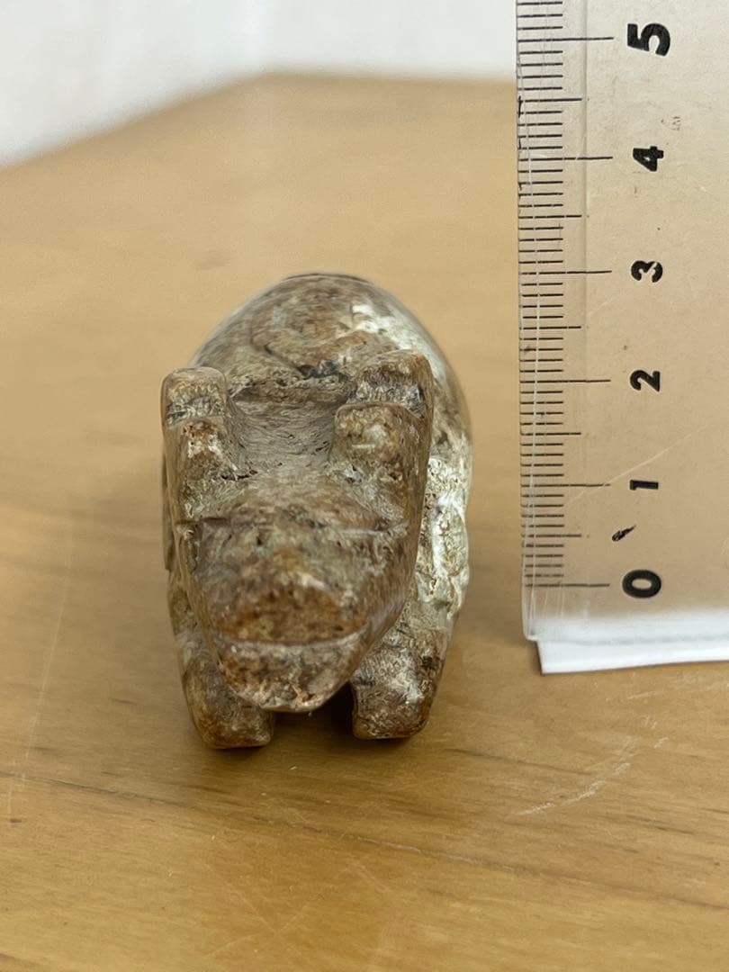 中国漢獣形古玉•翡翠発掘品　古美術品　唐物骨董アンティーク江戸コレクション　青磁