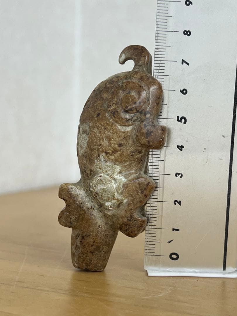 中国漢獣形古玉•翡翠発掘品　古美術品　唐物骨董アンティーク江戸コレクション　青磁